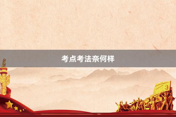 考点考法奈何样